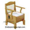 Ghế bô vệ sinh di động cho người già bấm nút tự xả