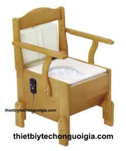 Ghế bô vệ sinh di động cho người già bấm nút tự xả